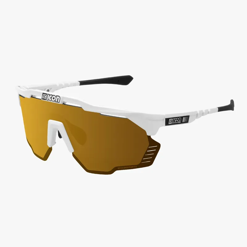 SCICON AEROSHADE KUNKEN -aurinkolasit Valkoinen Multimirror Bronze Ajankohtainen