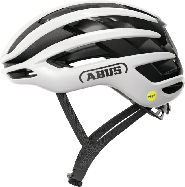 Kuuma Tarjous ABUS AIRBREAKER 2.0 MIPS -maantiekypärä Shiny Valkoinen