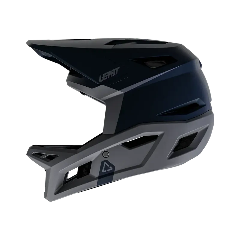 Vain Tänään Maastopyöräkypärä LEATT MTB GRAVITY 4.0 Stealth Musta/Harmaa