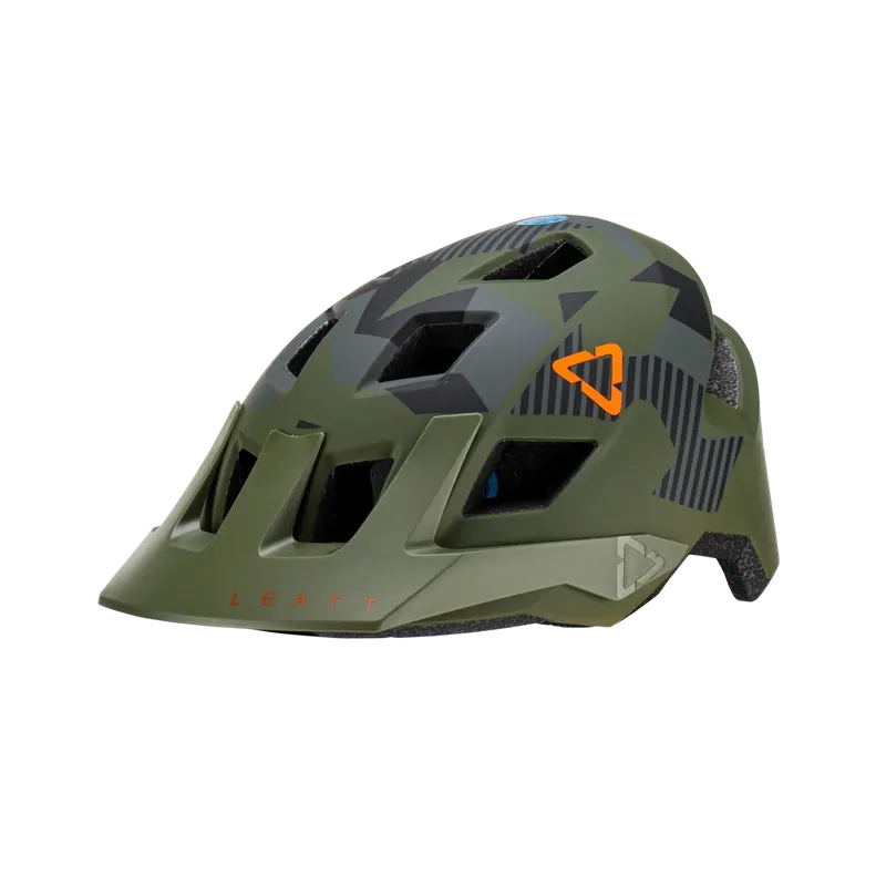 LEATT ALL-MOUNTAIN 1.0 Junior -maastopyöräkypärä Khaki Päivän Tarjous