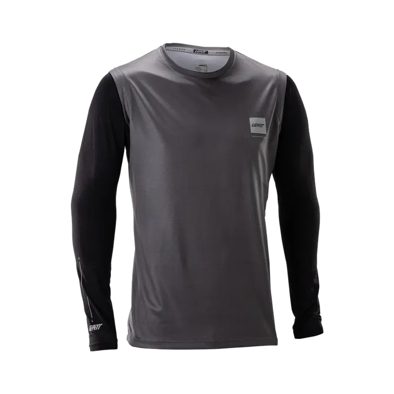 Edullinen Paita LEATT MTB GRAVITY 2.0 Pitkähihainen Musta/Harmaa