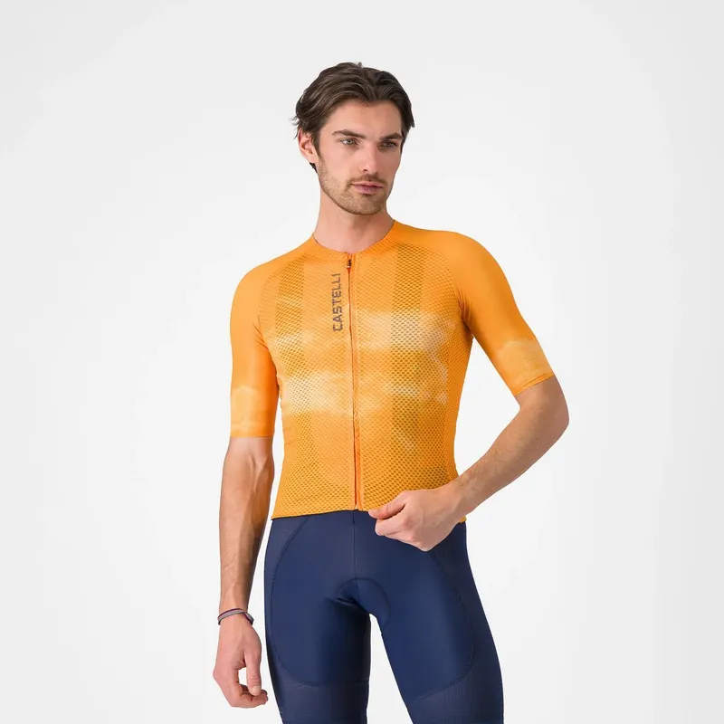 CASTELLI CLIMBER‘S A/C lyhythihainen jersey Oranssi Tehdashinta