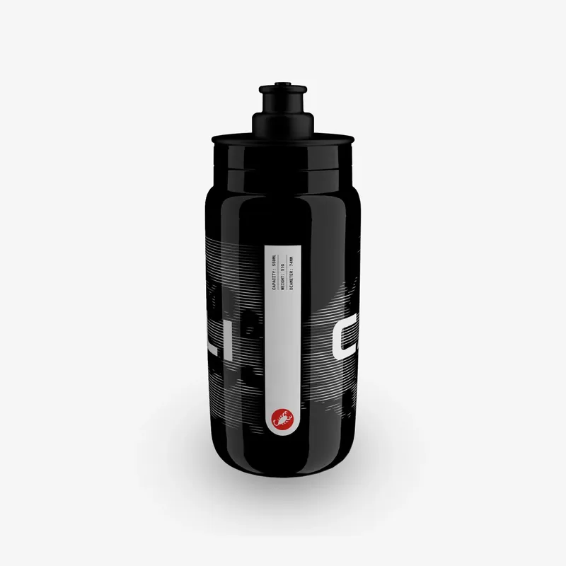 CASTELLI CLOUD -juomapullo (550 ml), musta Kausialennus