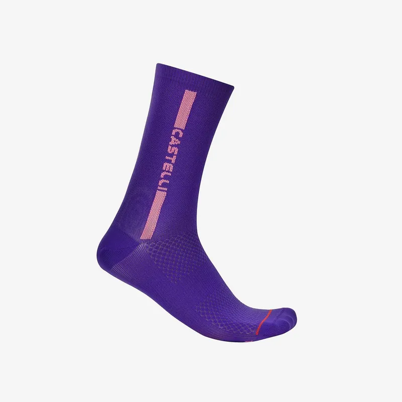 Suosittu Sukat CASTELLI LINEA LOGO 15 Violetti