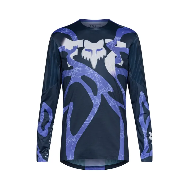 Kausialennus FOX FLEXAIR DIFFUSE SE -paita pitkähihainen violetti Blueberry