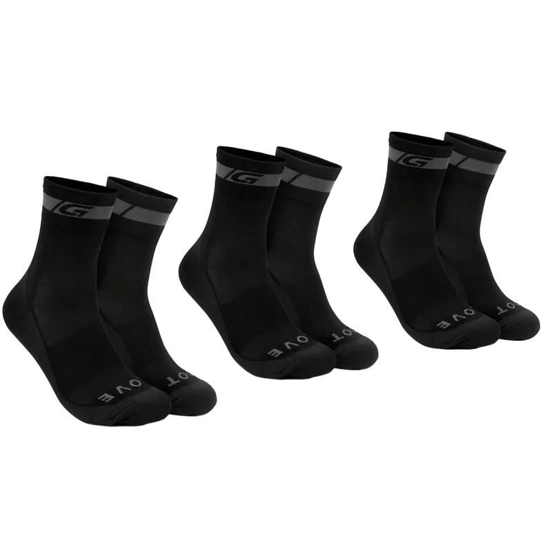 Tehdashinta Sukat GRIPGRAB MERINO REGALAR Musta (x3)