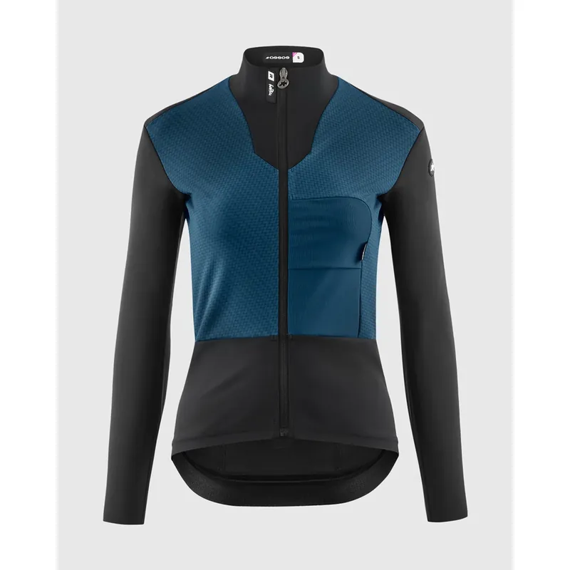 Pakollinen (Must-Have) Takki ASSOS DYORA R HABU WINTER S11 Femme Petrol Blue