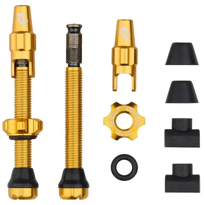 2 kpl n setti Tubeless-venttiilejä WOLF TOOTH CLIK VALVE Kultainen Löytö