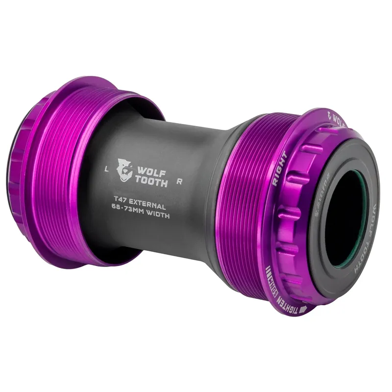 Heti Saatavilla Kampiakselin kotelo WOLFTOOTH T47 Ulkoinen 24mm ultraviolet purple