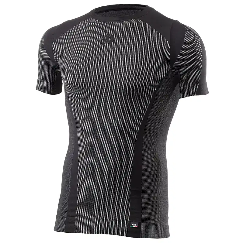 Sertifioitu SIXS TS1 V2 -aluspaita lyhyillä hihoilla Noir Carbon