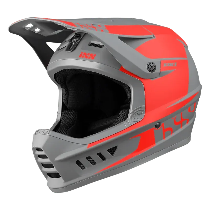 Nopea Toimitus IXS XACT EVO MTB-kypärä Punainen/Harmaa