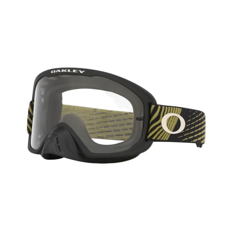 Viimeinen Mahdollisuus OAKLEY O Frame Pro 2.0 MX -maski Musta/Vihreä Kirkas linssi