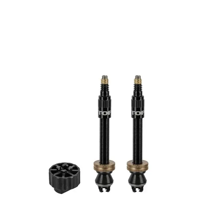Flash-Tarjous TOPEAK TURBOFLOW Tubeless-venttiilit 2 kpl Musta
