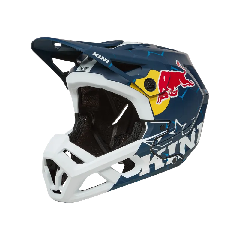 Alennettu Hinta Maastopyöräkypärä O‘NEAL EC KINI RED BULL 1.0 Valkoinen/Sininen