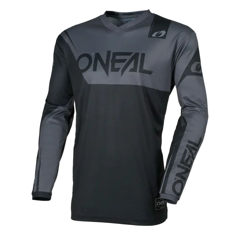 Suosittu O‘NEAL ELEMENT RACEWEAR Junior pitkähihainen pelipaita Musta/Harmaa