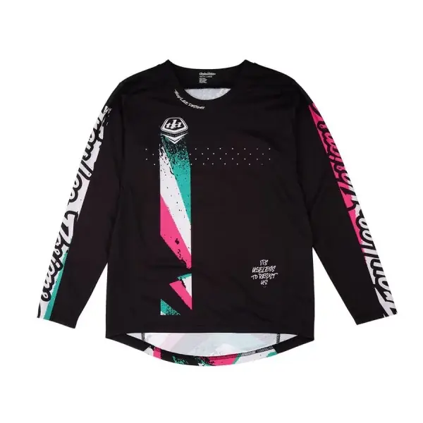 TROY LEE DESIGNS SPRINT FULL PULL Junior pitkähihainen paita musta Tarjous