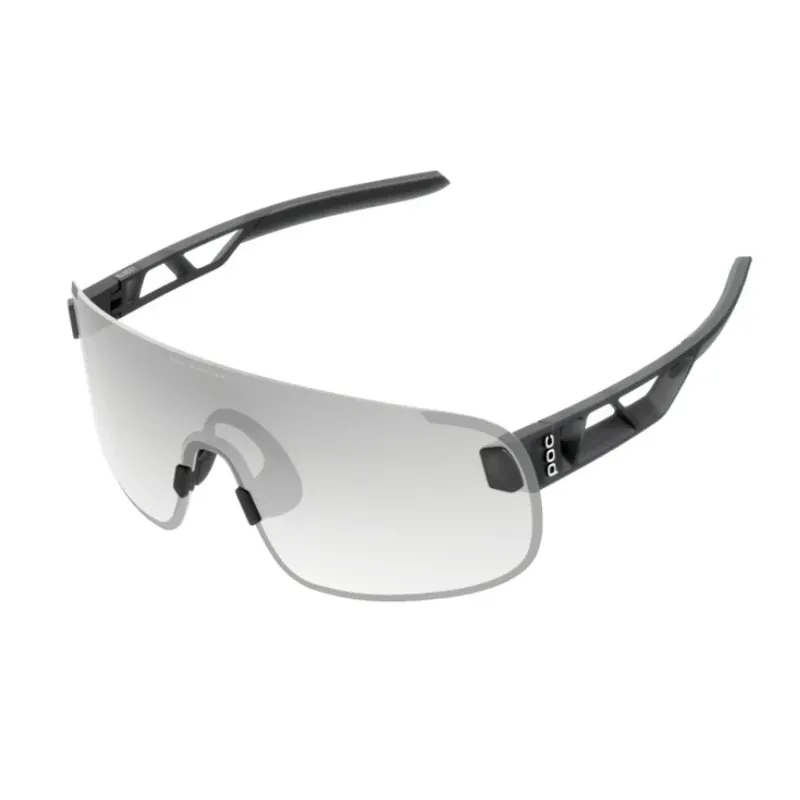 POC ELICIT -lasit Translucide Black Clarity fotokromaattinen linssi Grey Tehdashinta
