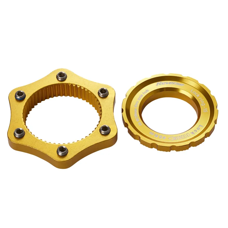 REVERSE COMPONENTS Centerlock> 6 Reikää -sovitin Kulta Flash-Tarjous