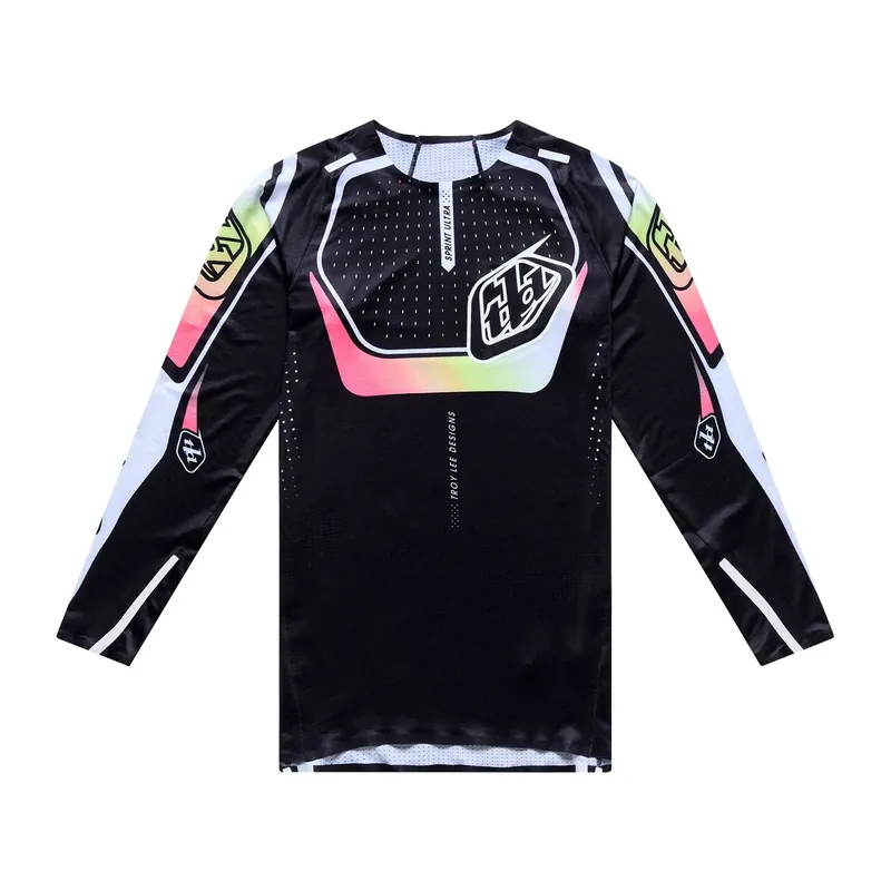 Tehdashinta Paita TROY LEE DESIGNS SPRINT ULTRA PROTON Pitkät Hihat Musta