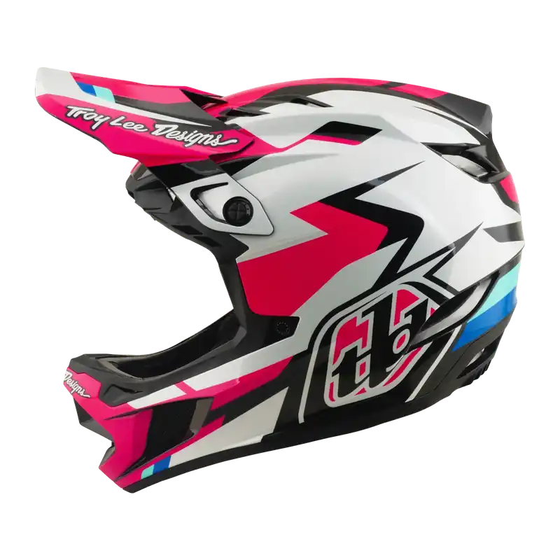 Erikoistarjous TROY LEE DESIGNS D4 POLYACRYLITE MIPS ROAMER -maastopyöräilykypärä Magenta
