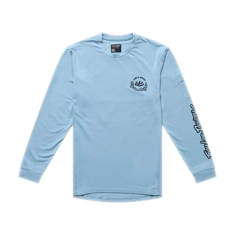 Osta Nyt Paita TROY LEE DESIGNS RUCKUS RIDE CARBS Junior Pitkähihainen Sininen