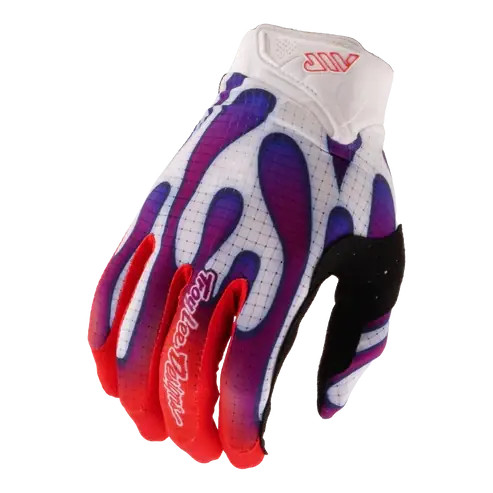 Alennettu Hansikkaat TROY LEE DESIGNS AIR OVERSPRAY Valkoinen/Violetti