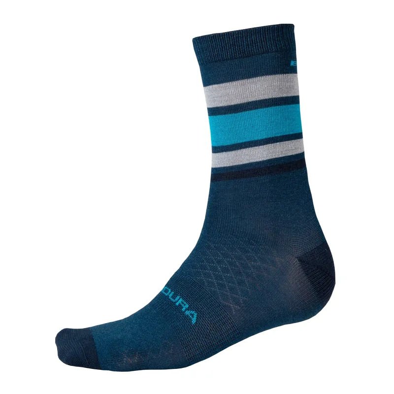 ENDURA BAABAA MERINO STRIPE -sukat sininen Vain Tänään
