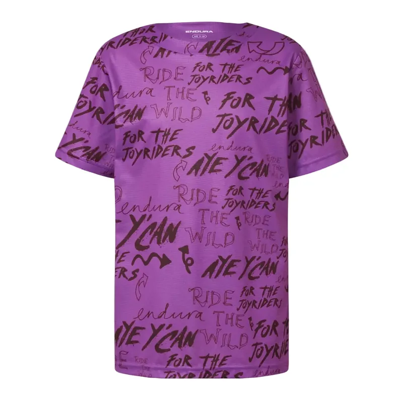 Pakollinen (Must-Have) ENDURA SINGLETRACK CORE Junior Lyhythihainen paita Violetti