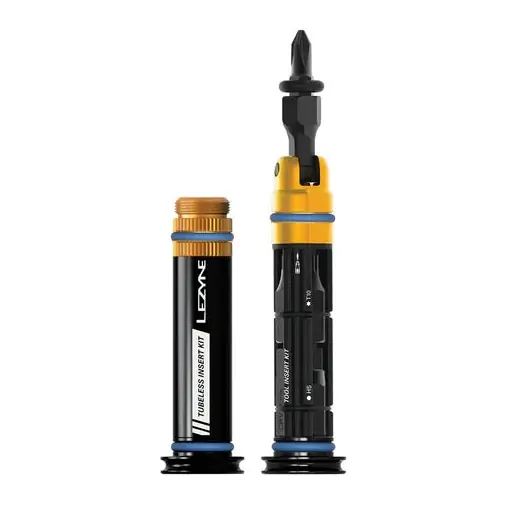 LEZYNE DUAL Tubeless-korjaussarja + ohjaustankoon integroitu monitoimityökalu M Merkkituote