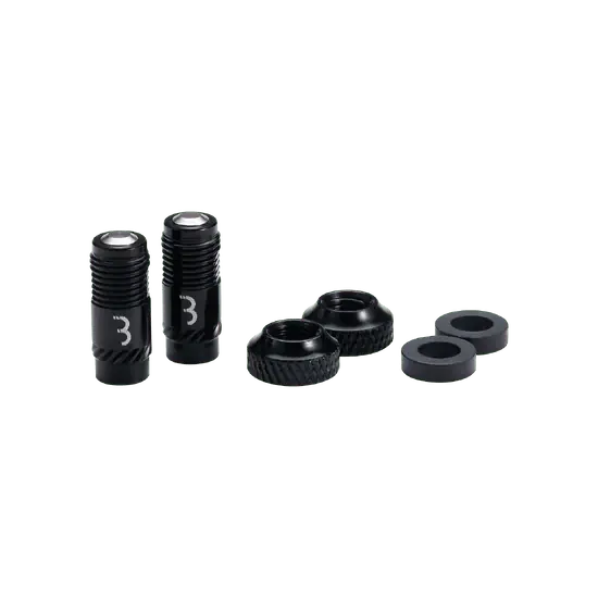 BBB CORE CAP -venttiilihatut musta (x2) Ajankohtainen