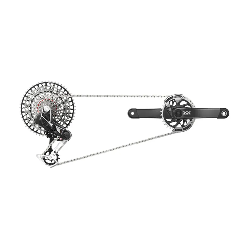 SRAM XX EAGLE POWERMETER T-TYPE AXS Q174 DUB WIDE 32 hammasta 10/52 USB-C -ryhmäsetti Osta Nyt