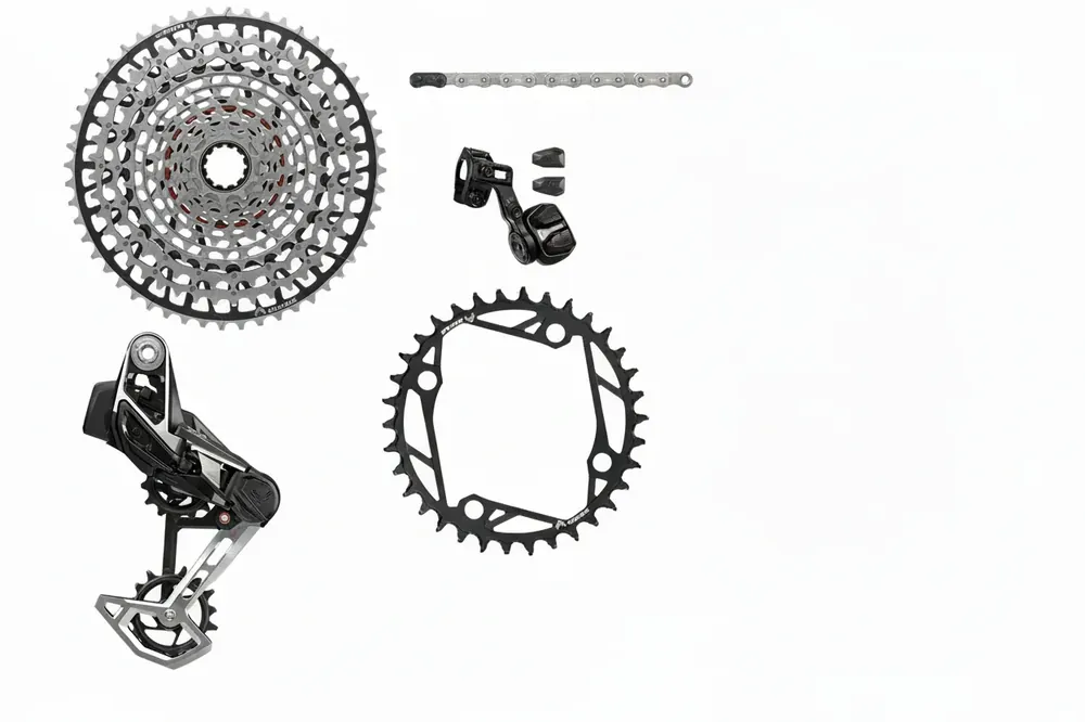 Ajankohtainen Ryhmä SRAM XX EAGLE E-MTB 104BCD AXS T-TYPE 36 hammasta 10/52 USB-C