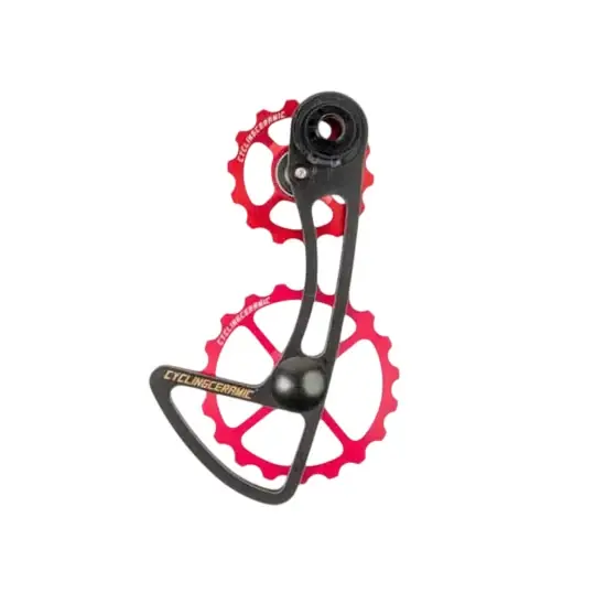 Suosittu CYCLING CERAMIC Oversize-vaihteen häkki Campagnolo 11V Meka/EPS -käyttöön Punainen
