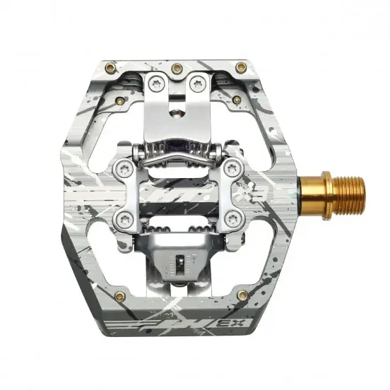 HT COMPONENTS X3T Titane Harmaa Camo -polkimet Kampanjahinta