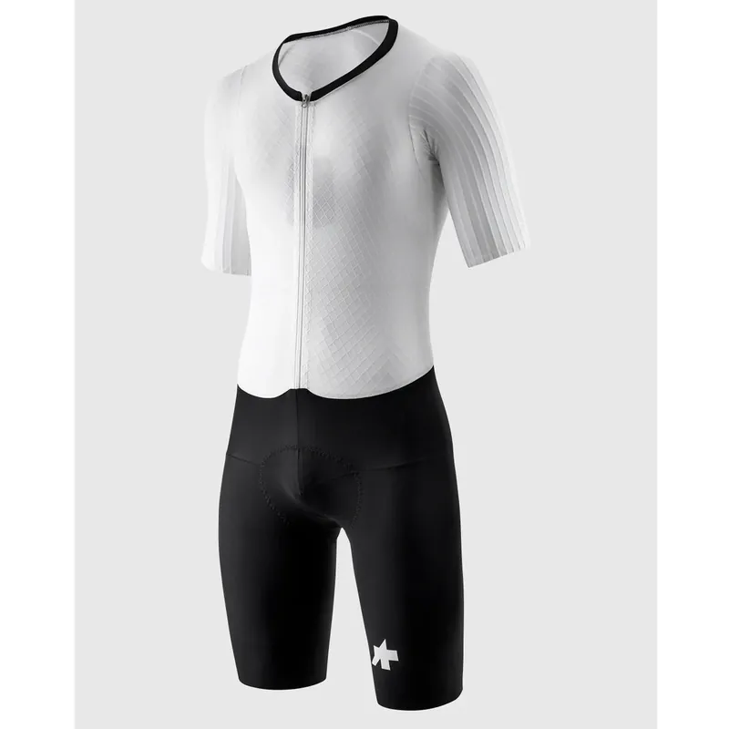 ASSOS EQUIPE RS RAPIDFIRE S11 Yhdistelmäpuku Valkoinen/Musta Rajoitettu Tarjous