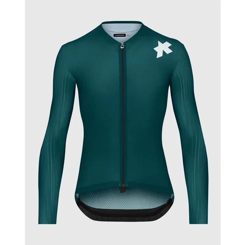 Pakollinen (Must-Have) Paita ASSOS EQUIPE RS S11 Pitkähihainen Petrooli