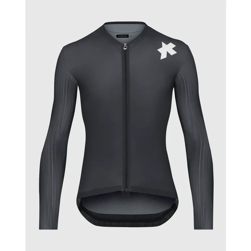 Älä Missaa ASSOS EQUIPE RS S11 Musta/Harmaa -pitkähihainen pyöräilypaita