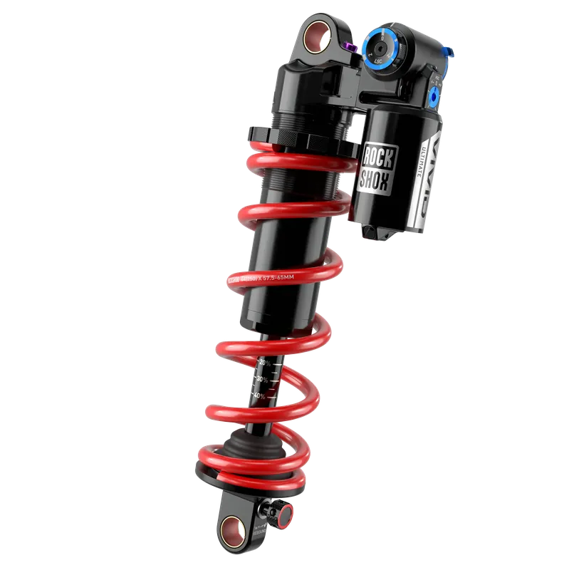 Iskunvaimennin ROCKSHOX VIVID COIL ULTIMATE RC2T D1 Standard kierrejousella SantaCruz Nomad 6 2023+ -mallille Tarjoushinta