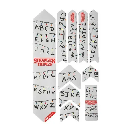 Korkea Laatu Itseliimautuva suoja rungolle ALL MOUNTAIN STYLE EXTRA Stranger Things Lights Musta