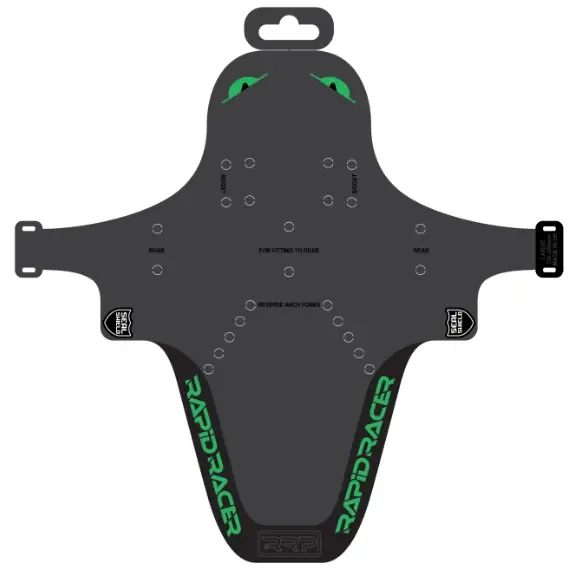 Lokasuoja RRP EnduroGuard Standard (haarukka 80–120 mm) Musta/Neonvihreä Poisto