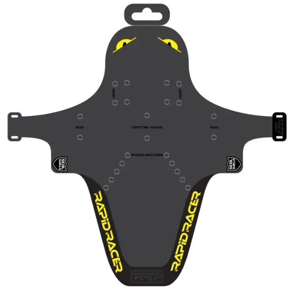 Aito RRP EnduroGuard Standard -lokasuoja (haarukka 80–120 mm) Musta/Keltainen