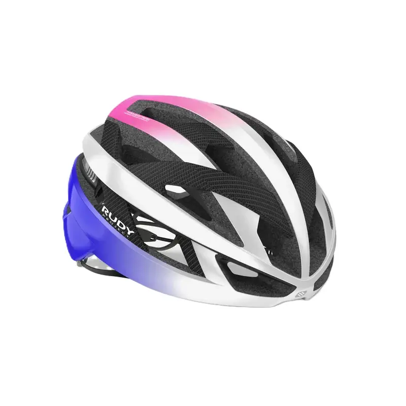 RUDY PROJECT REBEL CARBON maantiepyöräilykypärä valkoinen/violetti/vaaleanpunainen Tilaa Heti