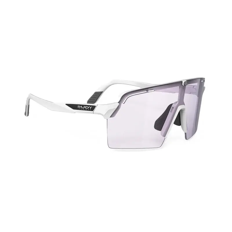 Alennettu Hinta RUDY PROJECT SPINSHIELD PRO -lasit Valkoinen IMPACTX™ Photochromique Laser Purple -linssit