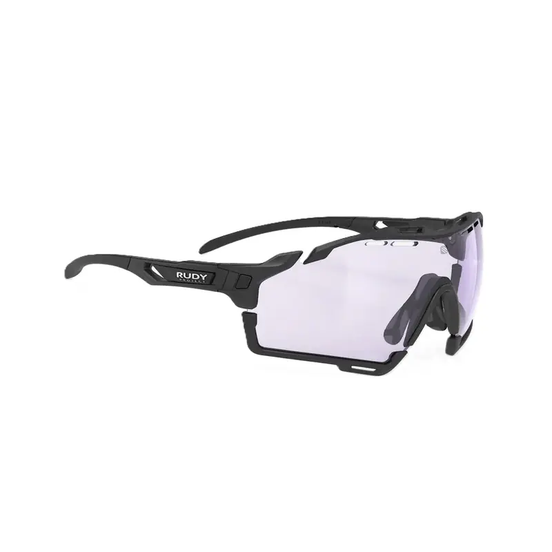Aito RUDY PROJECT CUTLINE -lasit Musta Matt IMPACTX™ Photochromique Laser Purple -linssit