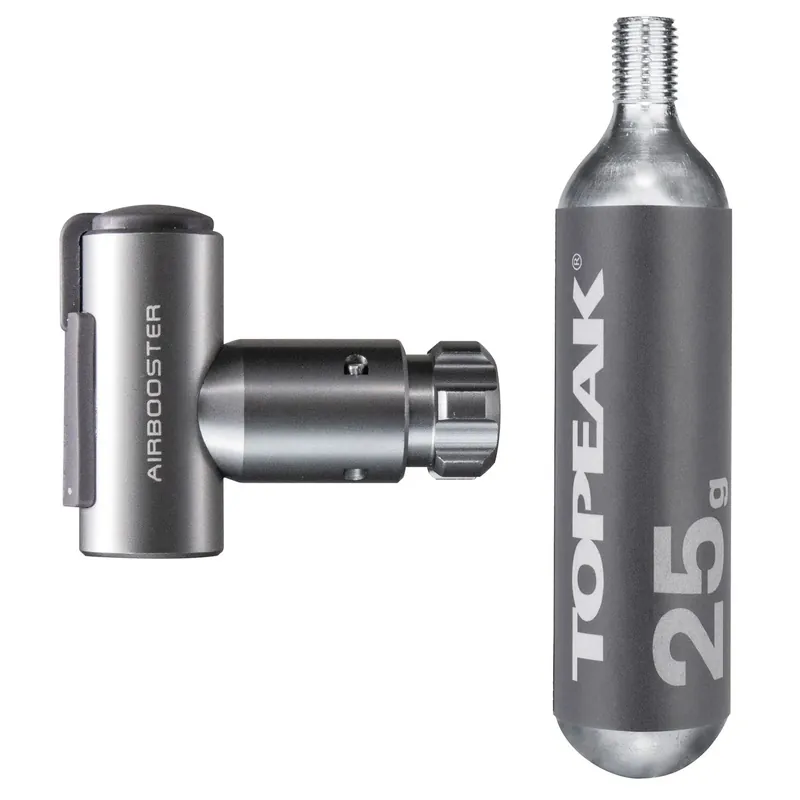 CO2-täytin TOPEAK + Kierteitetty CO2-patruuna 25 g (x1) Pikatoimitus
