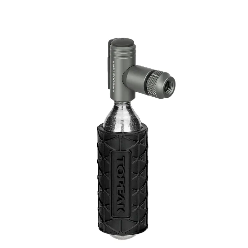 Päivän Tarjous TOPEAK AIRBOOSTER II CO2-täyttölaite + kierteitetty CO2-patruuna 16 g (x1)