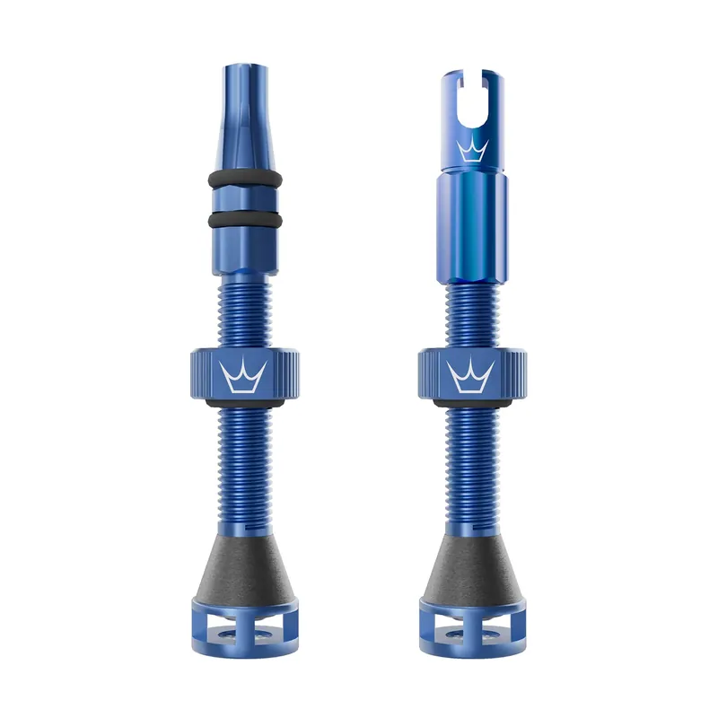 PEATY‘S HOLESHOT FAST FLOW Tubeless-venttiilit 60 mm (x2) Sininen Turvallinen Maksu