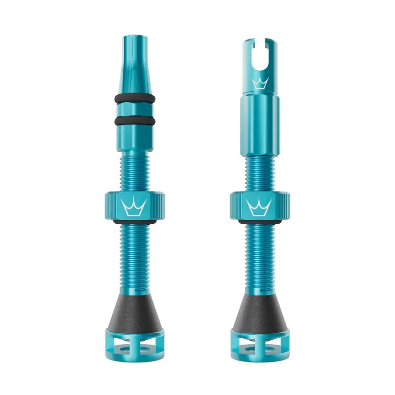 Ajankohtainen PEATY‘S HOLESHOT FAST FLOW Tubeless-venttiilit 42mm (x2) Turkoosi