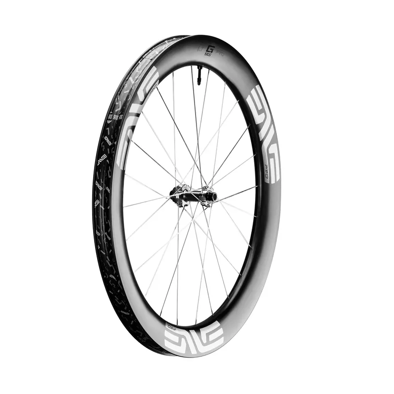 Alennettu ENVE G SES 6.7 PRO Tubeless Ready (Center Lock) -etupyörä Musta/Hopea
