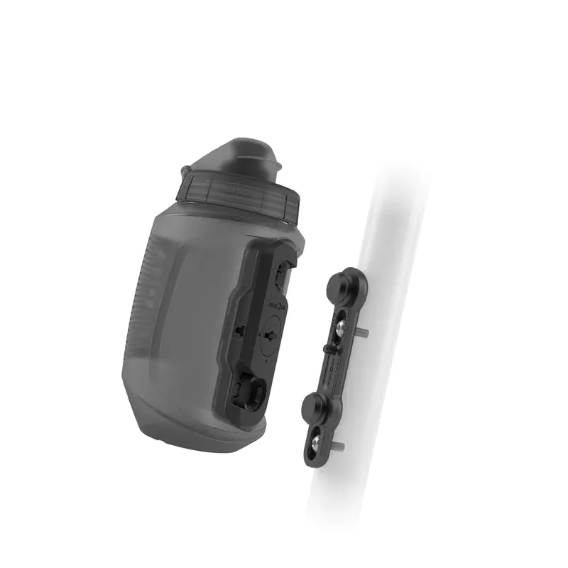 FIDLOCK TWIST BIKE BASE 550 ml -juomapullo- ja pullotelinepaketti Savunharmaa Tukkuhinta
